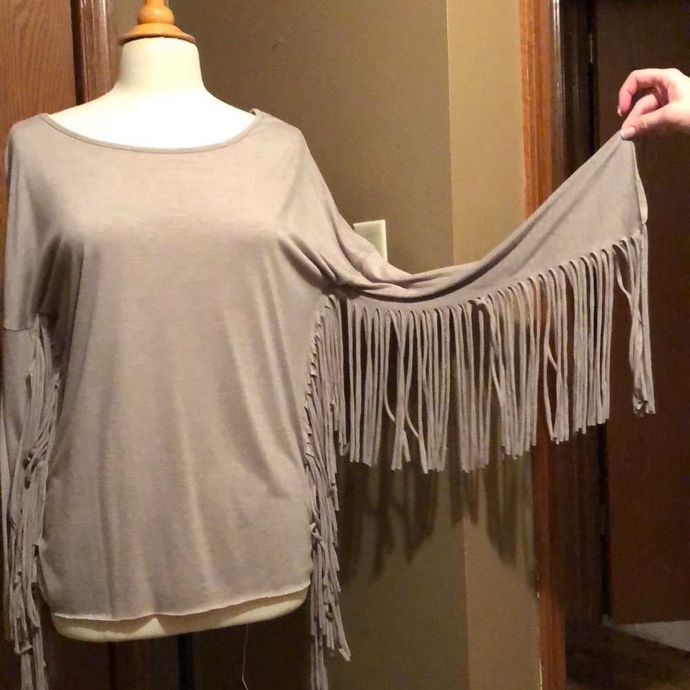 Ya Los Angeles Fringe long sleeve shirt